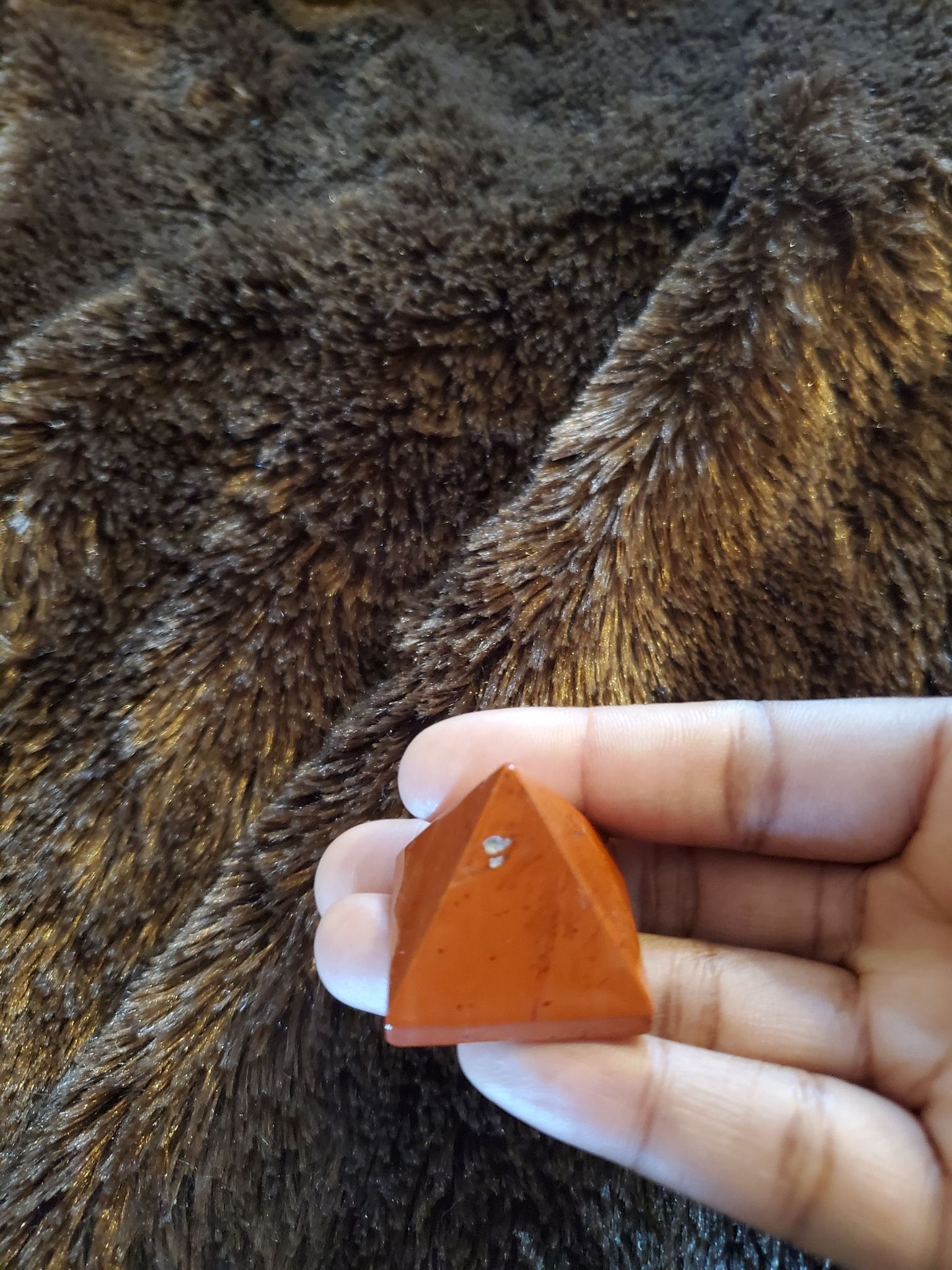 Red Jasper Pyramid