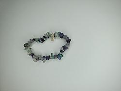 Fluorite irregular bracelet