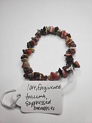 Rhodonite irregular bracelet