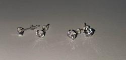 Assorted stud earrings sterling silver