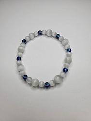 Evil eye protection and cats eye bracelet