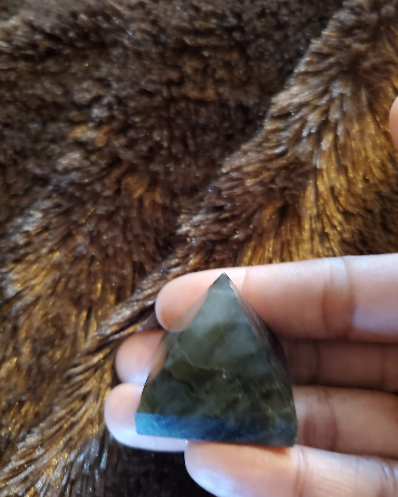 Labradorite pyramid