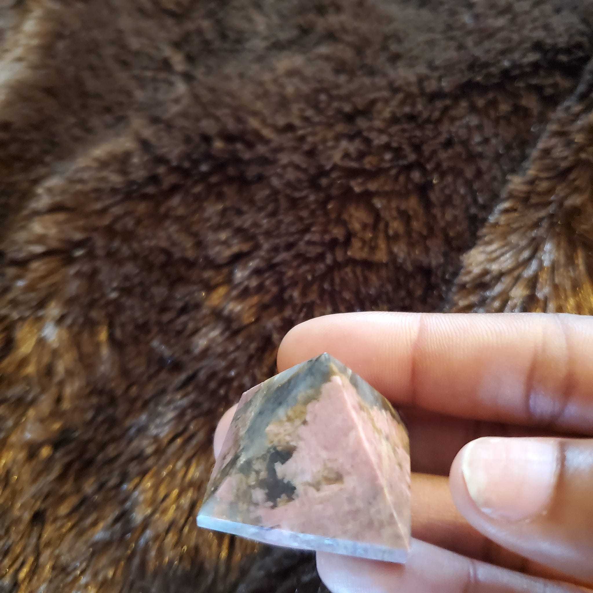 Rhodonite Pyramid